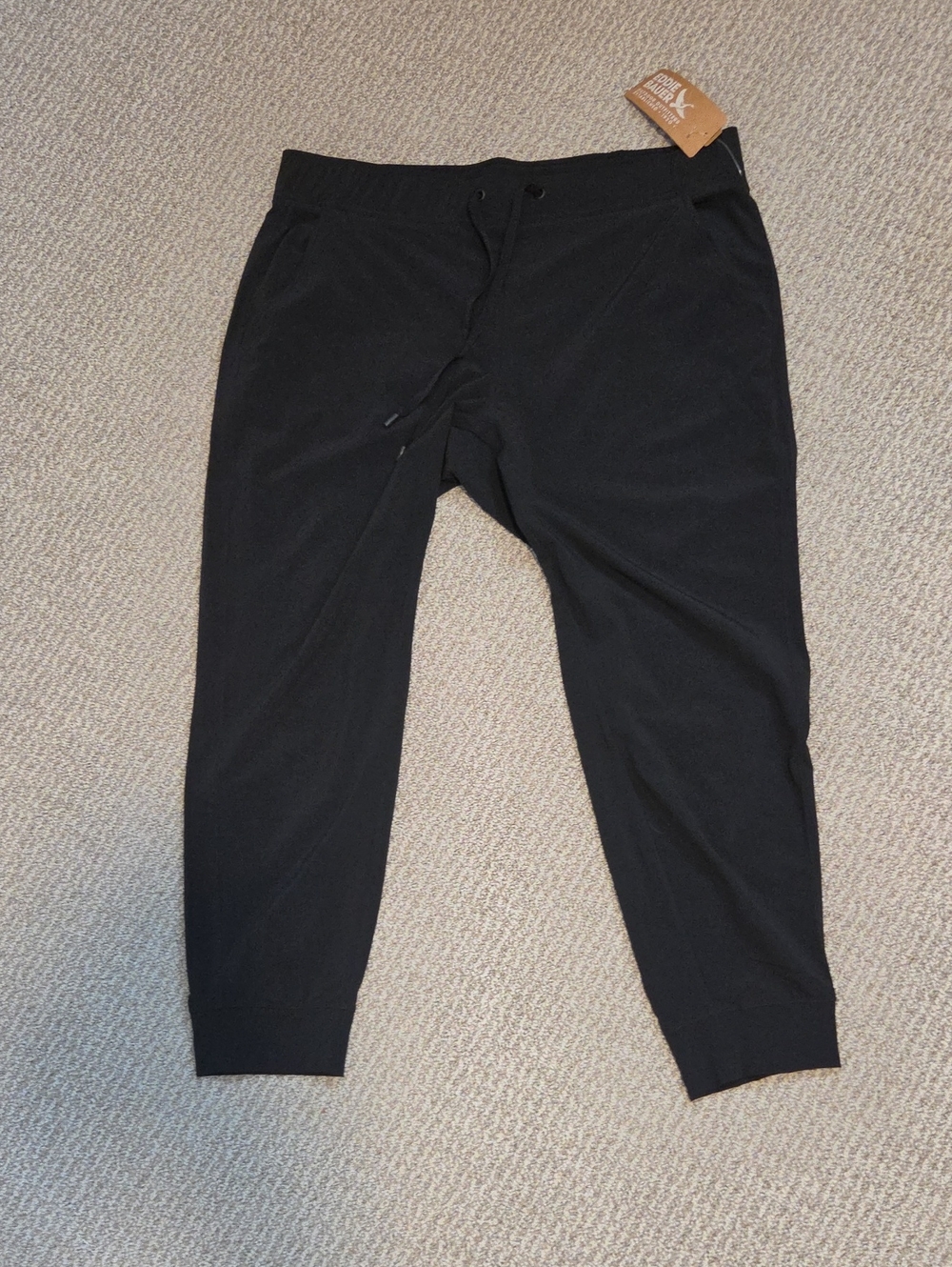 Eddie Bauer Black Women's Drawstring Jogger Pants